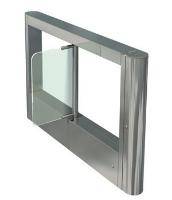 Боковая стойка ОМА-84.887 (AV) из нержавеющей стали и стекла с картоприемником