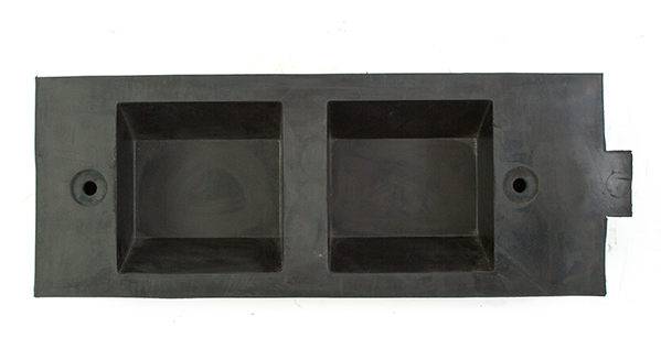 Делиниатор резиновый концевая часть КР-1,0-2 с выступом