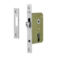 Механический замок dormakaba 403 /55/8 F=22 прям. с ответной планкой, для раздвижных дверей