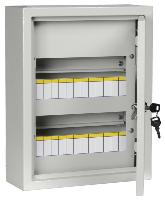 Щит распределительный навесной с замком IEK ЩРн-24з-1 36 УХЛ3 IP31 (MKM14-N-24-31-Z)