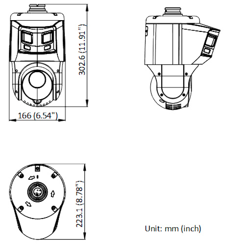 Скоростная PTZ IP-камера TandemVu 6+ 4Мп HikVision DS-2SE4C425MWG-E/26(F0) с ИК-подсветкой 100 м Скоростная PTZ IP-камера TandemVu 6+ 4Мп HikVision DS-2SE4C425MWG-E/26(F0) с ИК-подсветкой 100 м
