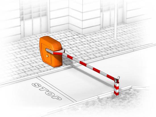 Шлагбаум автоматический вандалоустойчивый ВУ-6 (кожух из стеклопластика)