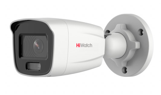 Уличная IP-камера 4Мп HiWatch DS-I450L (4 мм) с технологией ColorVu