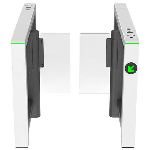 Скоростной распашной турникет ZKTeco Mars Pro-S1000 без считывателей