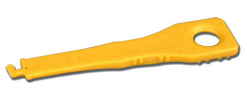 Заглушка для проходных адаптеров LC Siemon LockIT LL-LC-05, желтая (упаковка 10 шт., 1 ключ)