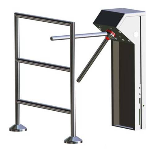 Двухштанговый турникет Gotschlich Compact 2-Arm INOX