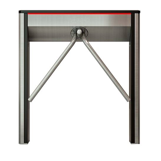 Турникет-трипод тумбовый Oxgard Cube С-04-НК из нержавеющей стали с картоприемником