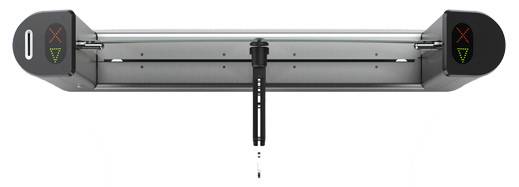 Крайний элемент турникета Oxgard Praktika-Т-04-К (шир.прохода 660 мм) с картоприемником