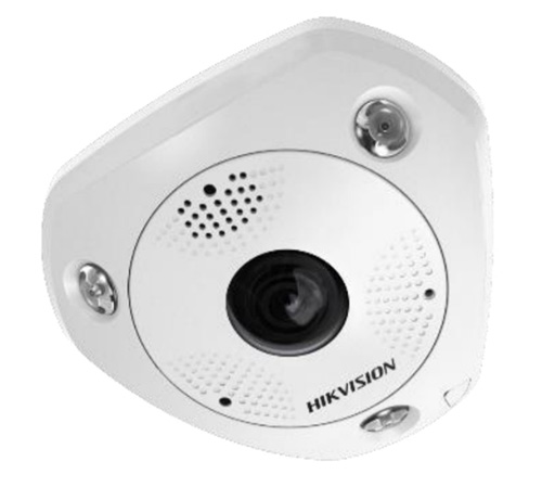 Панорамная уличная IP-видеокамера Fisheye 12Мп HikVision DS-2CD63C5G0E-IVS(B) с LED-подсветкой до 15 м Панорамная уличная IP-видеокамера Fisheye 12Мп HikVision DS-2CD63C5G0E-IVS(B) с LED-подсветкой до 15 м