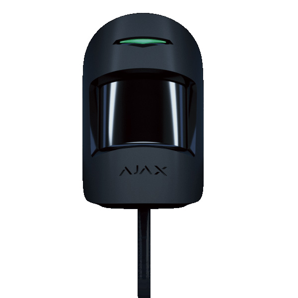 Проводной датчик движения Ajax MotionProtect Fibra с иммунитетом к животным, черный Проводной датчик движения Ajax MotionProtect Fibra с иммунитетом к животным, черный