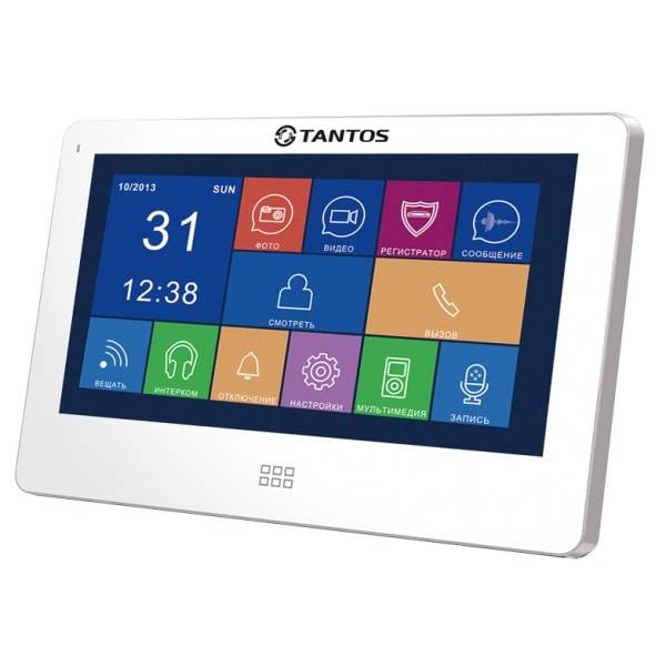 Монитор видеодомофона сенсорный TANTOS NEO Slim (белый) Монитор видеодомофона сенсорный TANTOS NEO Slim (белый)