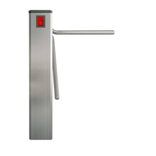 Турникет-трипод тумбовый Oxgard Cube С-04-НК из нержавеющей стали с картоприемником