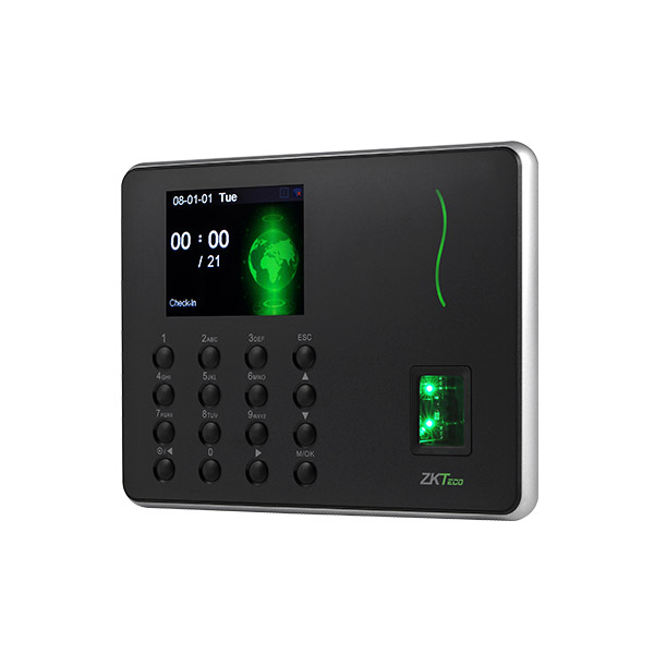 Биометрический терминал учёта рабочего времени ZKTeco WL10 со сканером отпечатков пальцев и Wi-Fi