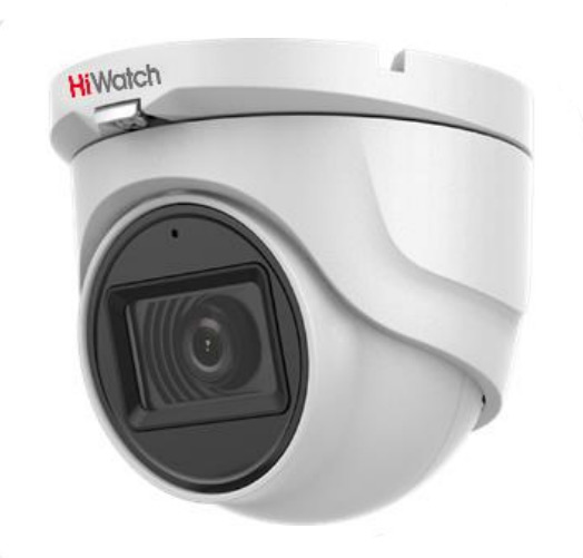 Уличная 5Мп HD-TVI видеокамера HiWatch DS-T503A (2.8 мм) с микрофоном