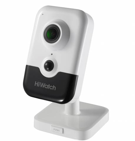 Компактная IP-камера Wi-Fi 2Мп HiWatch DS-I214W(B) (4 мм) с PIR-датчиком и микрофоном
