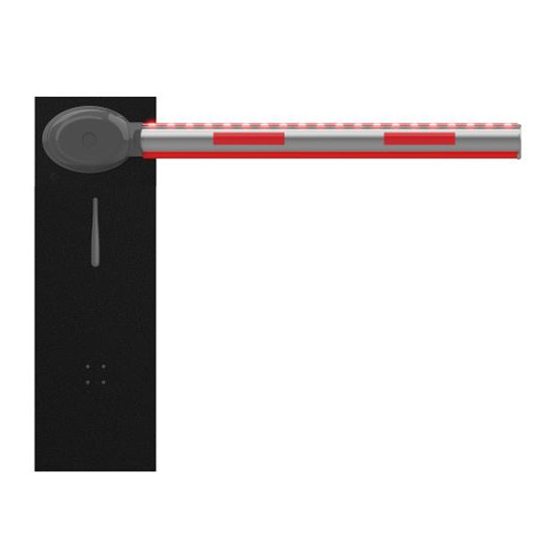 Шлагбаум автоматический Hikvision DS-TMG300-DR/A (4 м) с прямой стрелой с подсветкой