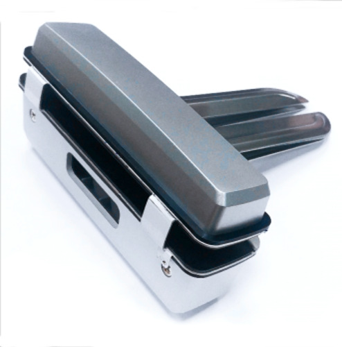 Ответная часть LocPro TD100X для замка GL725 для стеклянных распашных дверей монтажными пластинами