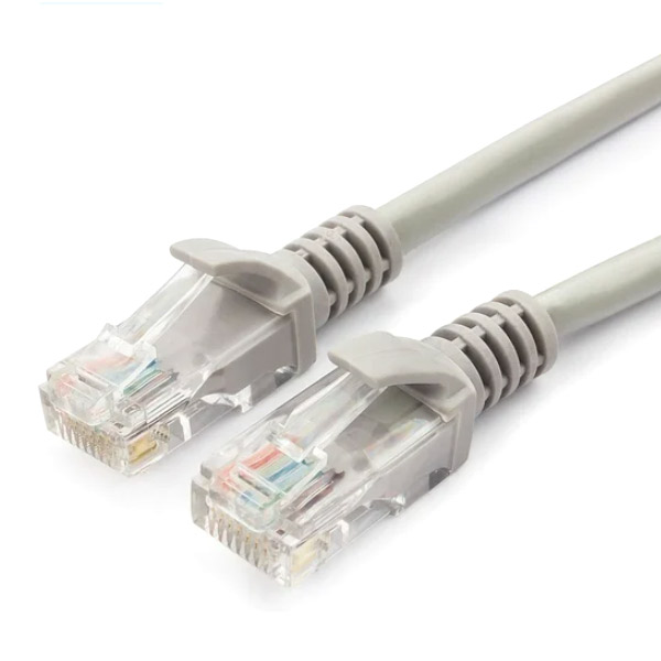 Коммутационный шнур патч-корд Cablexpert PP12-1.5M UTP кат.5e, 1.5м, литой, серый