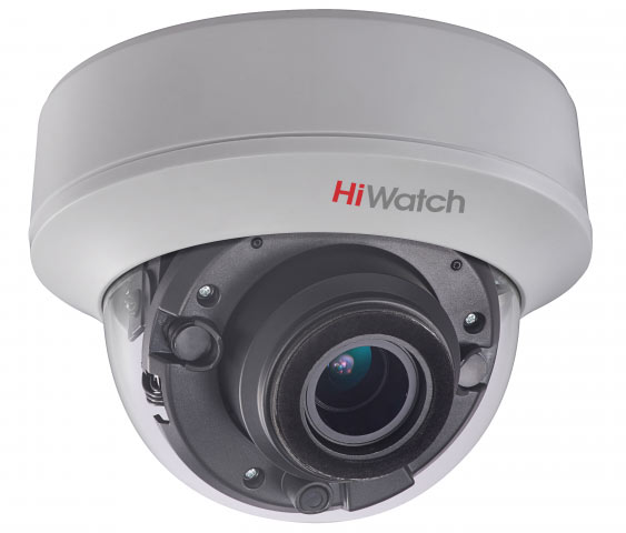 Купольная 5Мп HD-TVI видеокамера HiWatch DS-T507(С) (2.7-13.5 мм)