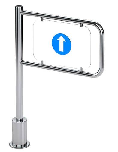 Механическая односторонняя калитка с пружинным возвратом Oxgard К-11 (левая), L=1000 мм Механическая односторонняя калитка с пружинным возвратом Oxgard К-11 (левая), L=1000 мм