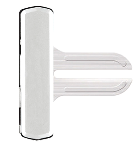 Ответная часть LocPro TD100X для замка GL725 для стеклянных распашных дверей монтажными пластинами