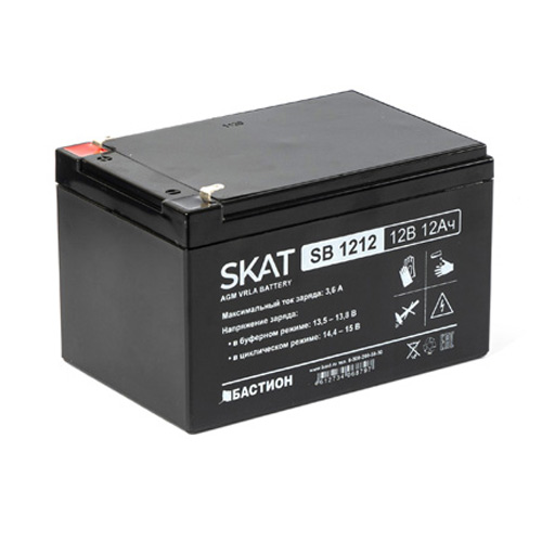 Аккумулятор герметичный свинцово-кислотный SKAT SB 1212