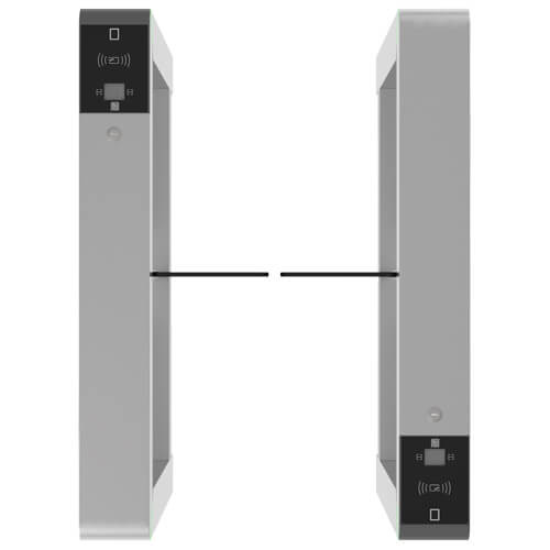 Скоростной распашной турникет ZKTeco Mars-B1022 с биометрическими считывателями