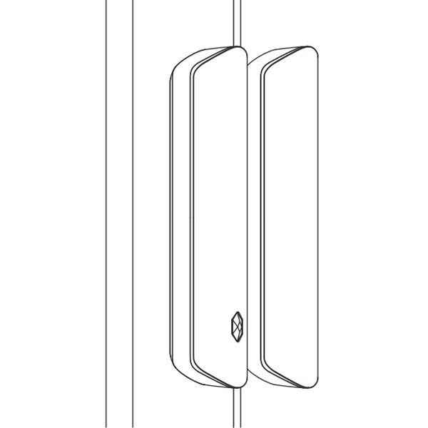 Беспроводной датчик двери Dahua DHI-ARD323-W2(868) магнитоконтактный (геркон)
