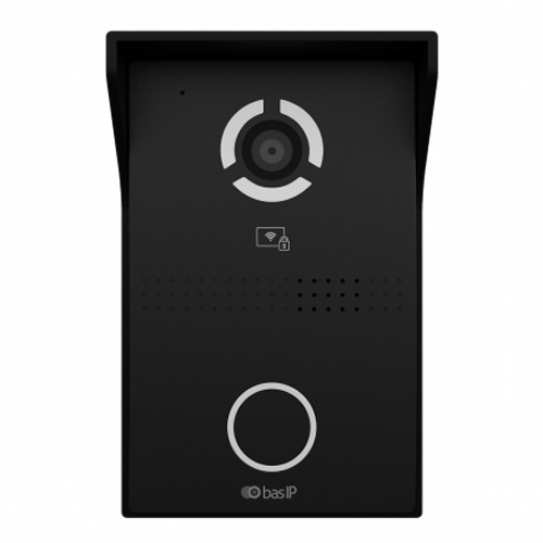 Вызывная панель Bas-IP AV-03BD Black с сенсорной кнопкой и UKEY