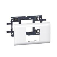 Суппорт Legrand DLP Mosaic для с крышкой 65 мм, 2 модуля (010952)