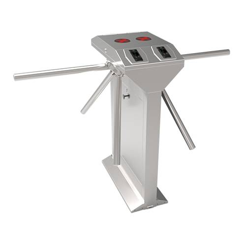Турникет-трипод двухпроходной ZKTeco TS1211 с 4-мя RFID считывателями (с планками)