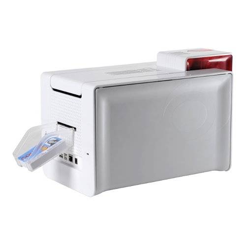 Принтер Evolis Primacy Duplex с открытым выходным лотком, USB & Ethernet (красный) (PM1H00001D)
