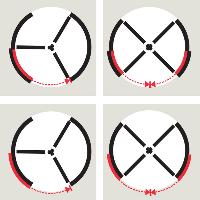 Ночной экран dormakaba, ручной, внутренний, стекло 8,76 мм триплекс