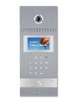 Вызывная видеопанель Bas-IP AA-12B Silver многоабонентская с мобильным доступом и считывателем карт Вызывная видеопанель Bas-IP AA-12B Silver многоабонентская с мобильным доступом и считывателем карт