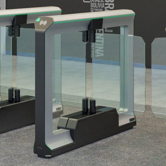 Центральная секция распашного турникета Magnetic mWing FMWI_CL без створок