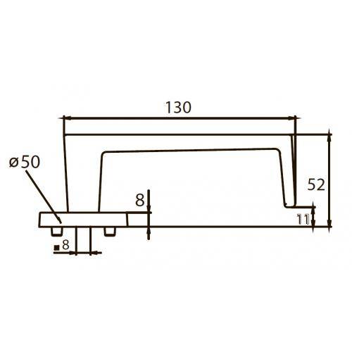 Ручка дверная Abloy Forum 4 EXIT для аварийных выходов