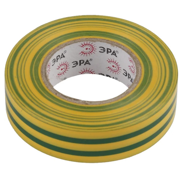 ПВХ-изолента ЭРА 19ммх20м, желто-зеленая (C0036545) ПВХ-изолента ЭРА 19ммх20м, желто-зеленая (C0036545)