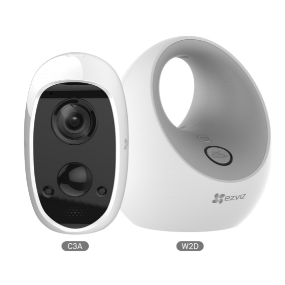 Уличная IP-камера Wi-Fi 2Мп Ezviz C3A (2.2 мм) с базовой станцией W2D