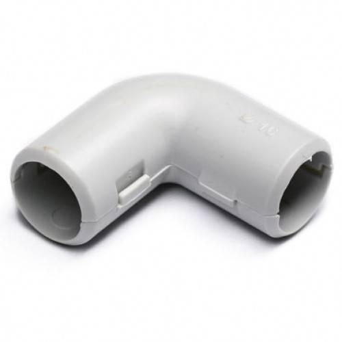 Колено открывающееся, 90 градусов D=25, ПВХ