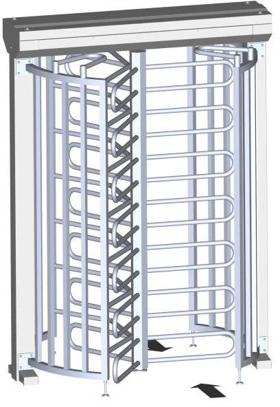 Полноростовой турникет Gotschlich Ecco 120 BE Stainless Полноростовой турникет Gotschlich Ecco 120 BE Stainless