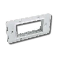 Каркас на 4 модуля DKC 75021W, белый Каркас на 4 модуля DKC 75021W, белый