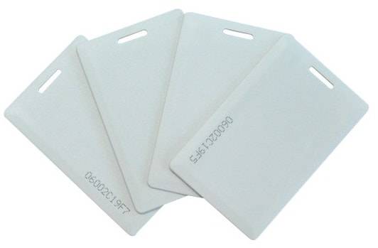 Бесконтактная карта Mifare IL-05M 1K, Clamshell с прорезью, с печатью ID номера