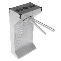 Турникет-трипод тумбовый ZKTeco TS1011D с контроллером и 2-мя считывателями (с планками)