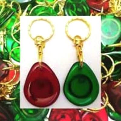 Бесконтактный RFID брелок ZORIO Z-17 (красный)