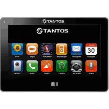 Монитор видеодомофона c кнопочным управлением TANTOS Slim (черный) Монитор видеодомофона c кнопочным управлением TANTOS Slim (черный)