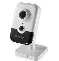 Компактная IP-камера 2Мп HiWatch DS-I214(B) (4 мм) с PIR-датчиком и микрофоном