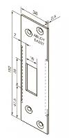 Запорная планка Abloy ЕА307 для зaмкoв EL402, EL480, EL482, EL502, EL580, EL582