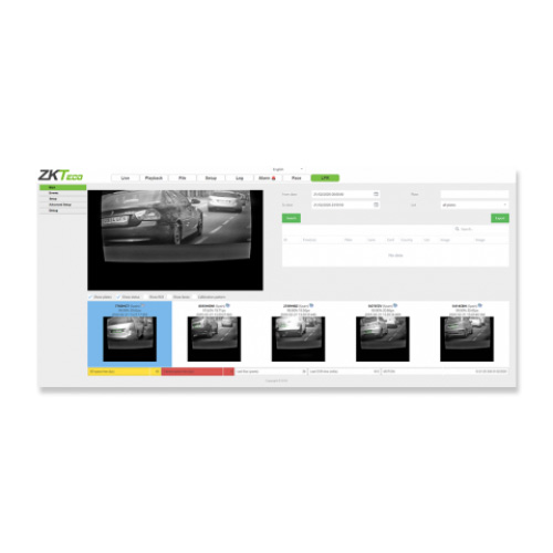 Уличная цилиндрическая 2Мп IP-камера ZKTeco BL-852Q38A-LP (2.8-12 мм) с распознаванием номеров