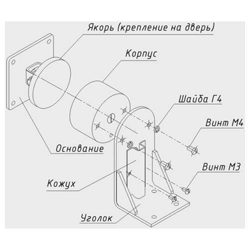 Монтажный L-уголок AL-50FC