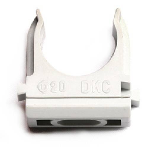 Держатель с защелкой для труб ПВХ D=20